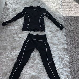 Off-white athleisure wear.Top and bottom sold as set.Guaranteed authentic